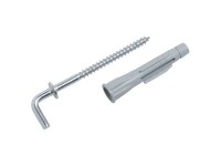 LUX-TOOLS Univerzálna hmoždinka s golierom 8 x 47 mm, vr. skoby 4,5 x 70 mm, 4ks