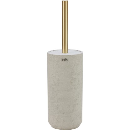 baliv Držiak WC štetky, farba svetlo sivý betón