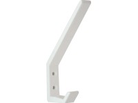 Háčik H008, 134 mm x 16 mm x 90 mm plast biely