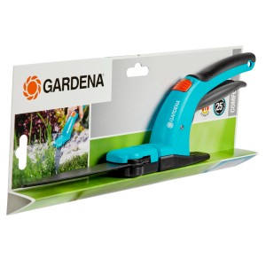 Gardena Comfort nožnice na trávu v krabici, modro/čierne, pre presné okraje trávnika.