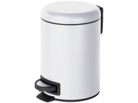 Wenko Nášľapný odpadkový kôš Leman 3 l biely