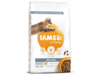 IAMS Granule pre mačky INDOOR s čerstvým kuracím 10 kg