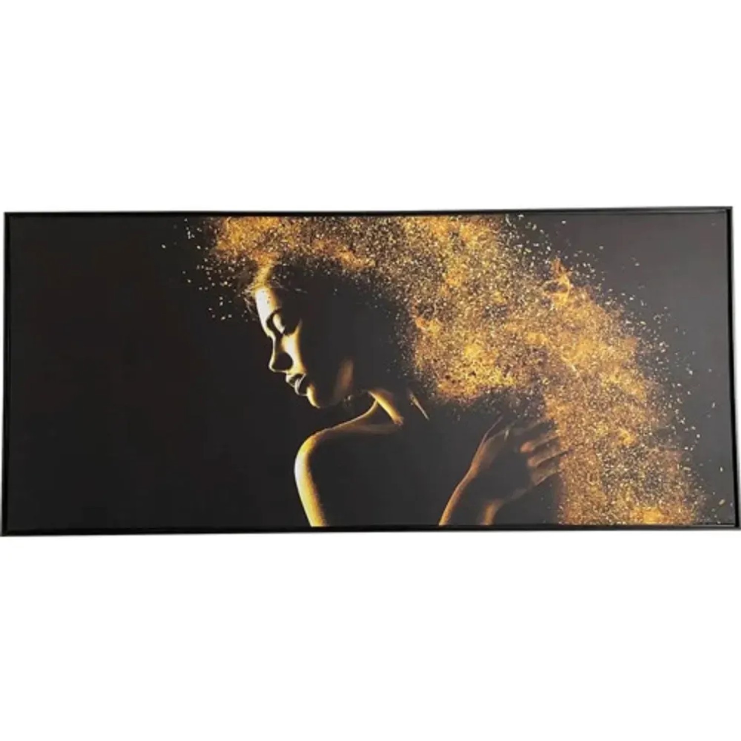 E-shop Bondecor Obraz, MDF rám, SHADOW Woman 59 x 134 cm