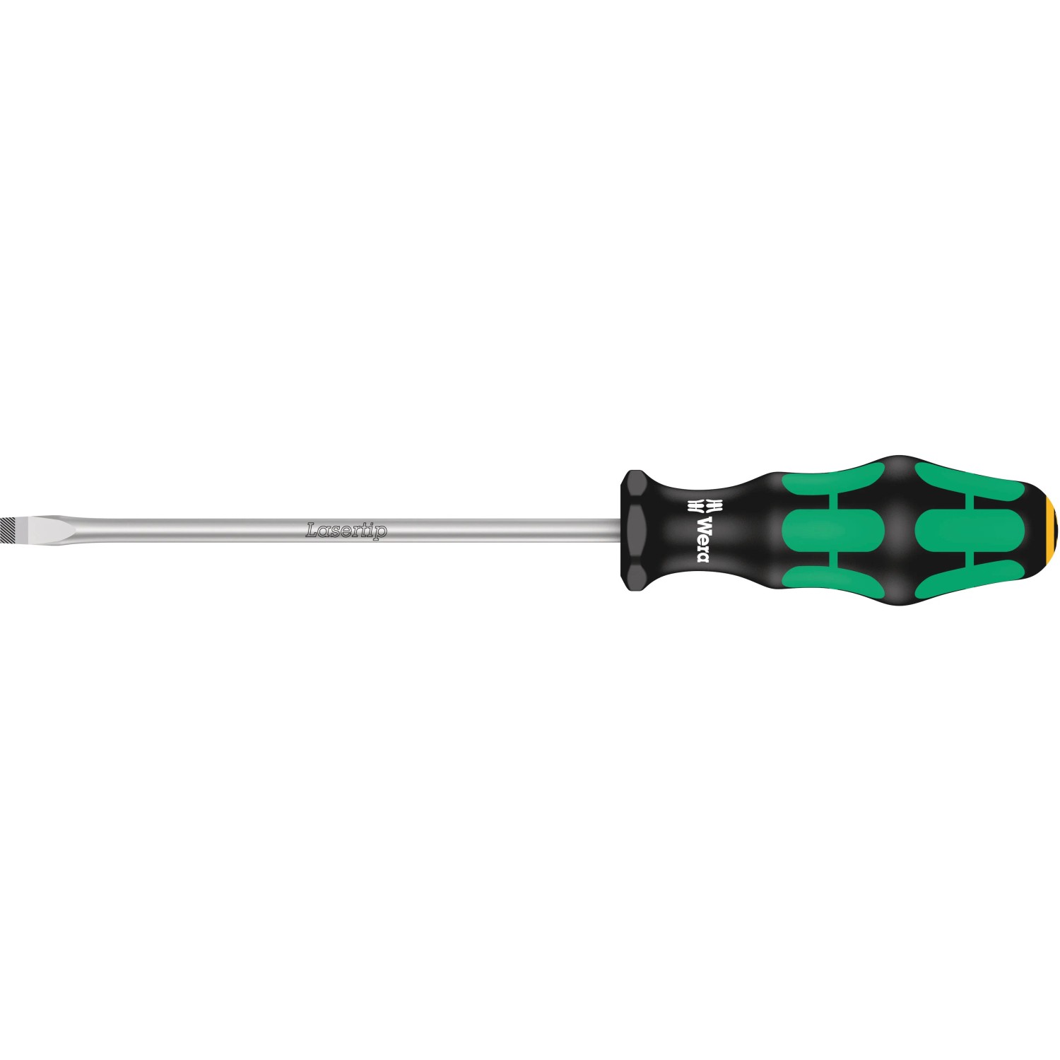 E-shop Wera Plochý skrutkovač s dielenskou čepeľou 334 Kraftform Plus, 6,5 x 150 mm
