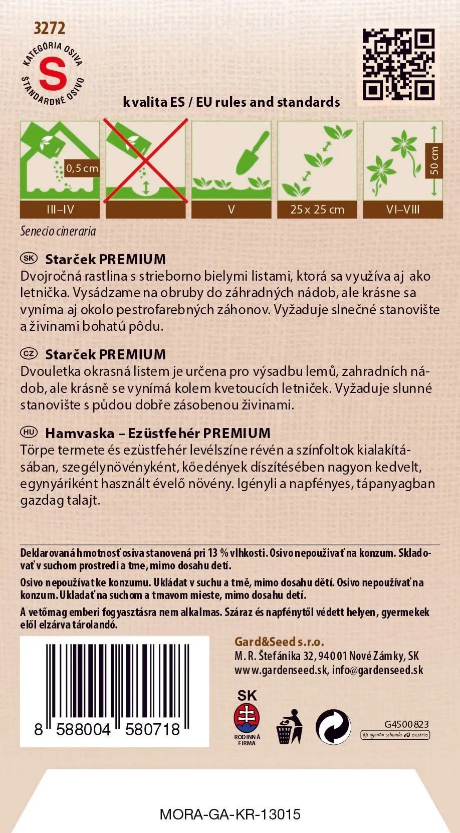 GardenSeed Premium Semienka Starček nakúpiť v OBI