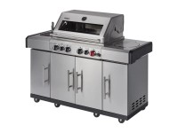 Enders Plynový gril Kansas Pro 4 SIK Profi Turbo, 118 x 153 x 64 cm