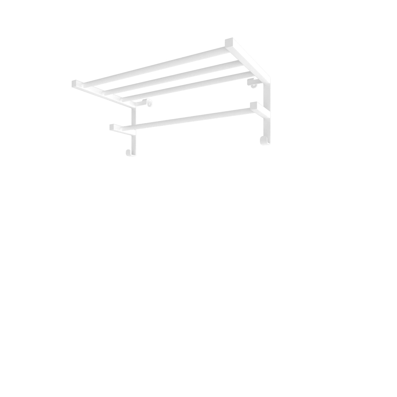 E-shop Wterm Polica na radiátor HF biela matná 520 x 284 mm