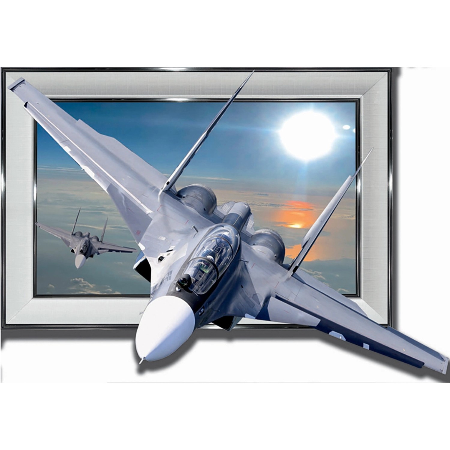 E-shop Bondecor Obraz 3D Lietadlo 30 x 40 cm