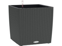 Lechuza Kvetináč Cube Cottage 40 antracitový, 400 x 390 x 390 mm