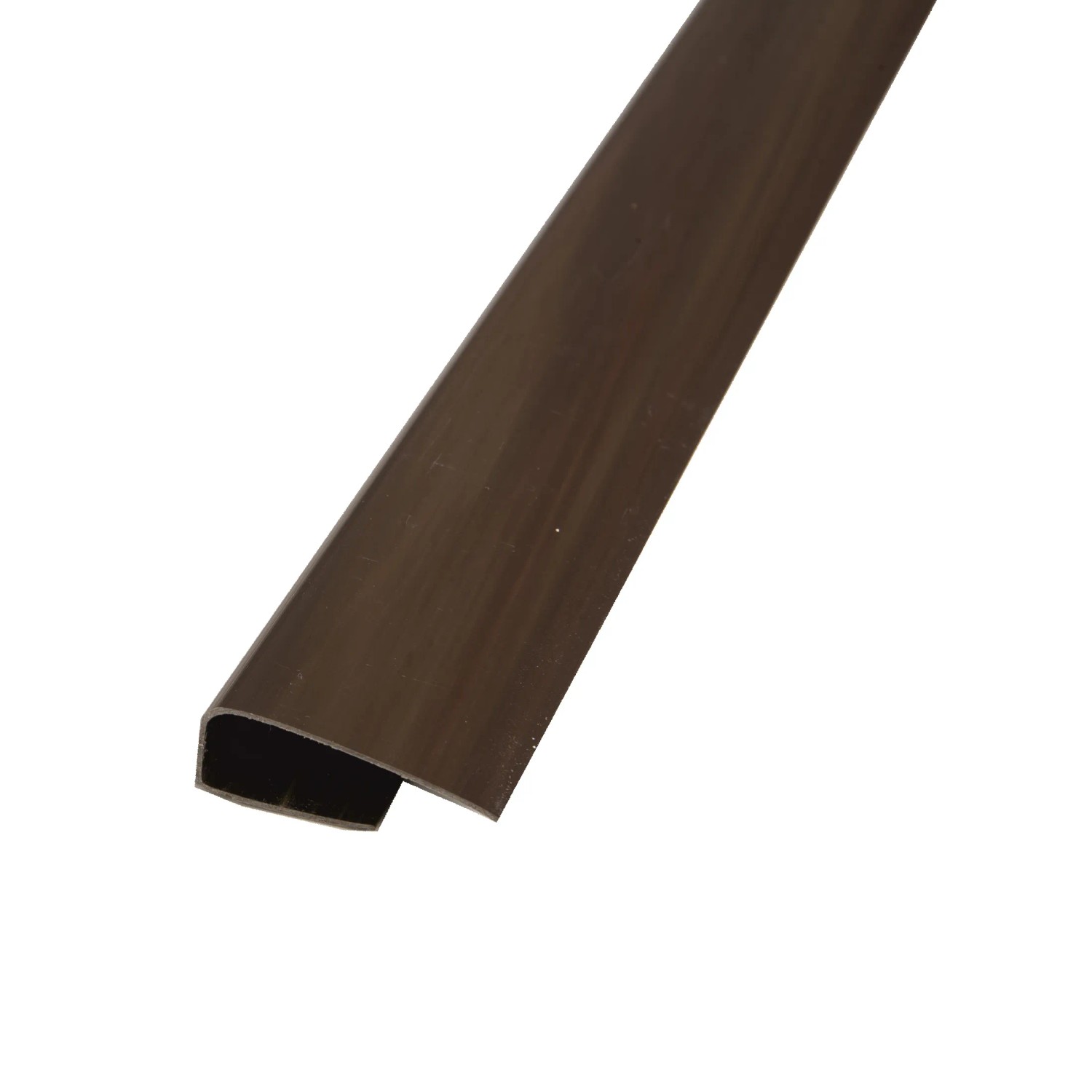 E-shop HOPA Okrajový profil k plastovému obkladu, tm. drevo, 43 x 12 mm