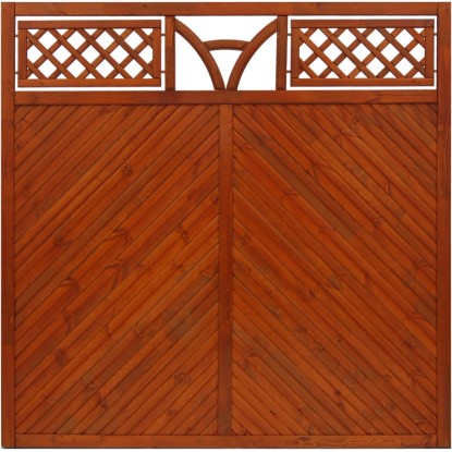Plotový prvok Taulon lakovaný teak 180 x 180 cm
