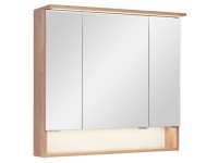 A-Interiéry Zrkadlová skrinka s LED osvetlením Dorian 80 ZS, 75 x 80,2 x 21,7 cm