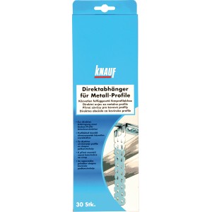 Knauf priamy záves pre CD profily, 125mm, na upevnenie sadrokartónových dosiek.