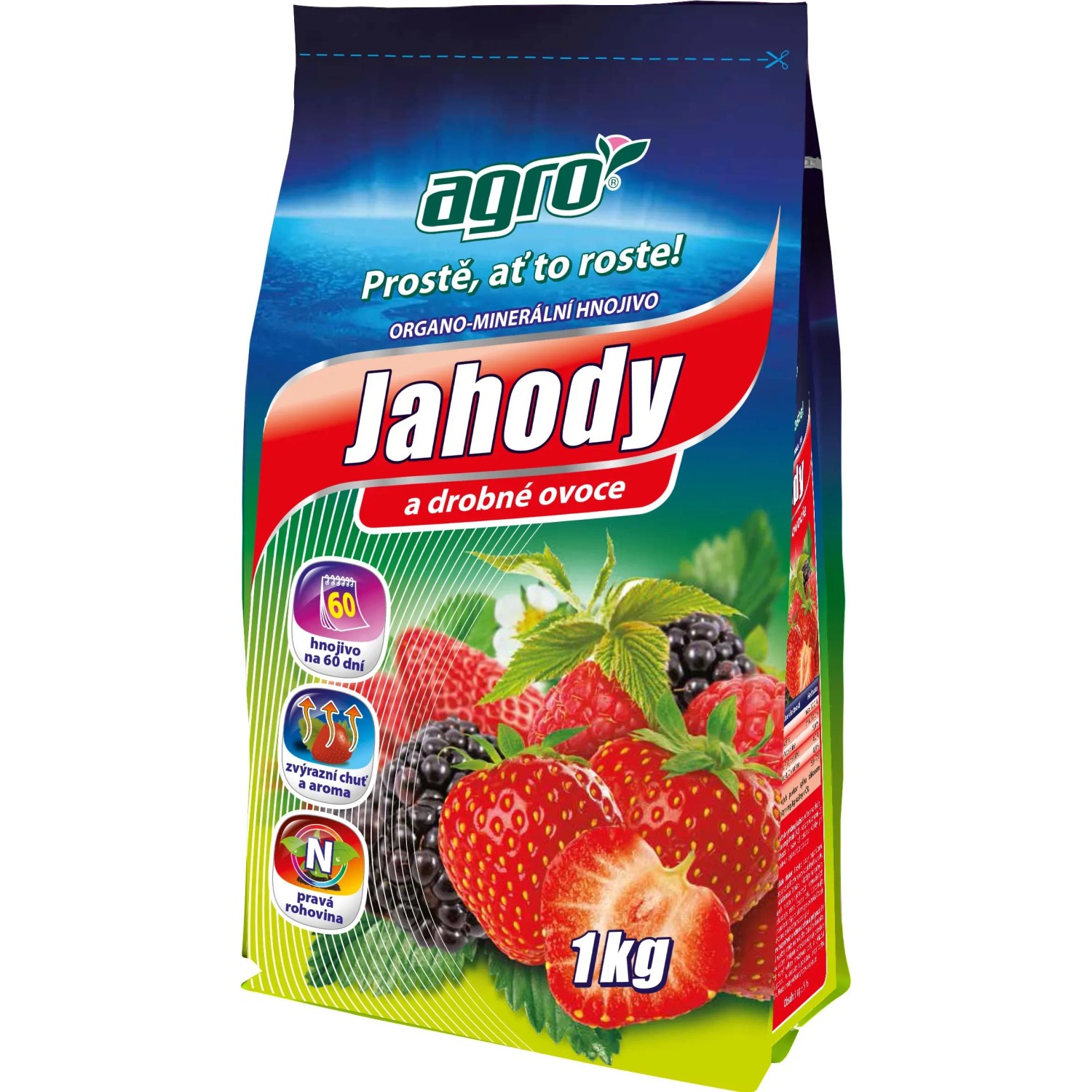 E-shop AGRO Organo-minerálne hnojivo pre jahody 1 kg