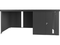 Biohort Bočná strecha k záhradnému domčeku Neo 2A, 2B, 2C, 2D tmavo sivá