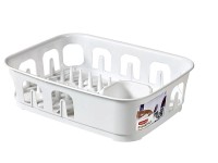 Curver Odkvapkávač na riad Essemtial, biela, 39 x 29 x 11 cm