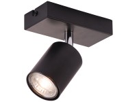 Brilliant LED bodové svietidlo Taio čierne 1xGU10 4,8W 350lm 3000K 13x6x13,7 cm