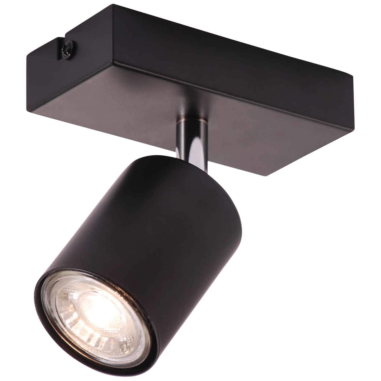 E-shop Brilliant LED bodové svietidlo Taio čierne 1xGU10 4,8W 350lm 3000K 13x6x13,7 cm