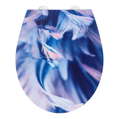 Wenko WC sedátko Softness, duroplast, EasyClose, kovové závesy