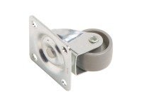 OBI Otočné nábytkové koliesko s doštičkou a mäkkou obručou, pr. 25 mm, 15 kg