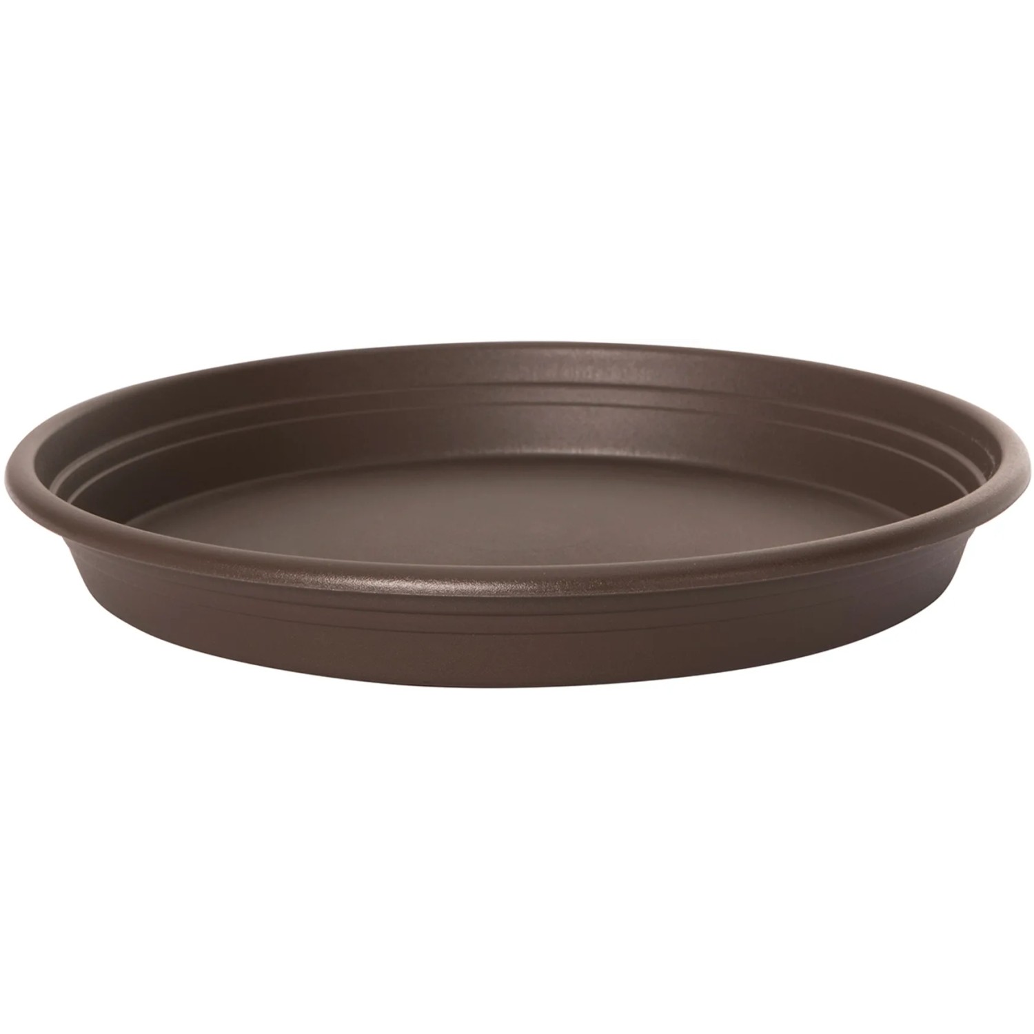 E-shop Florus Miska pod kvetináč Universal Round, hnedá, pr. 35 cm