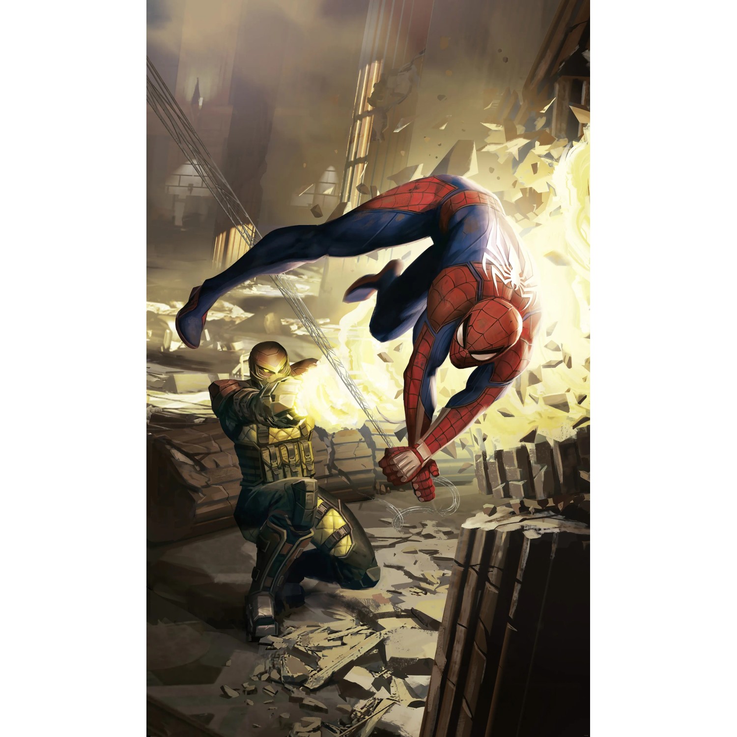 E-shop Komar Vliesová fototapeta Marvel Spider-Man Dodge 150 x 250 cm
