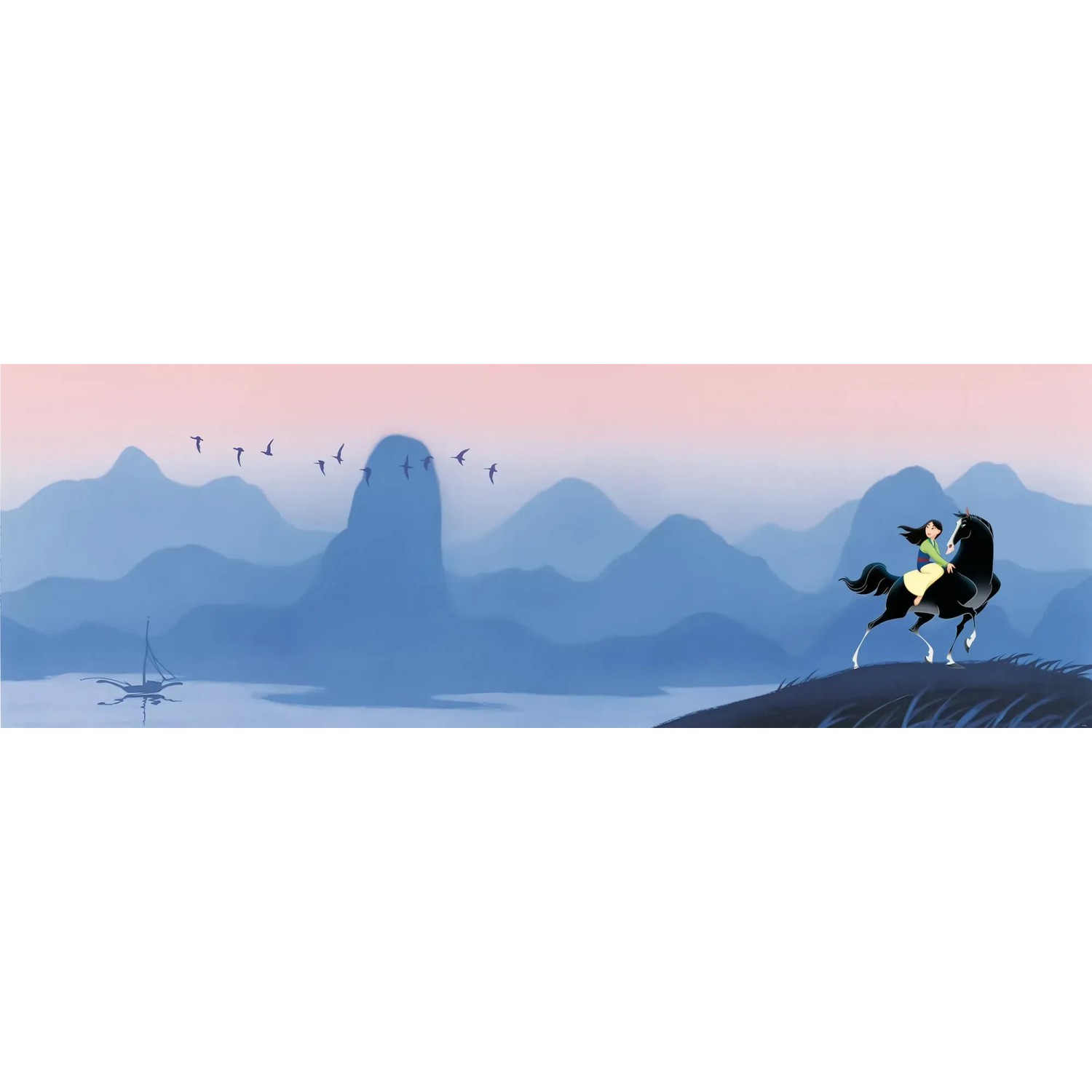 E-shop Komar Vliesová fototapeta Mulan Hills 300 x 100 cm