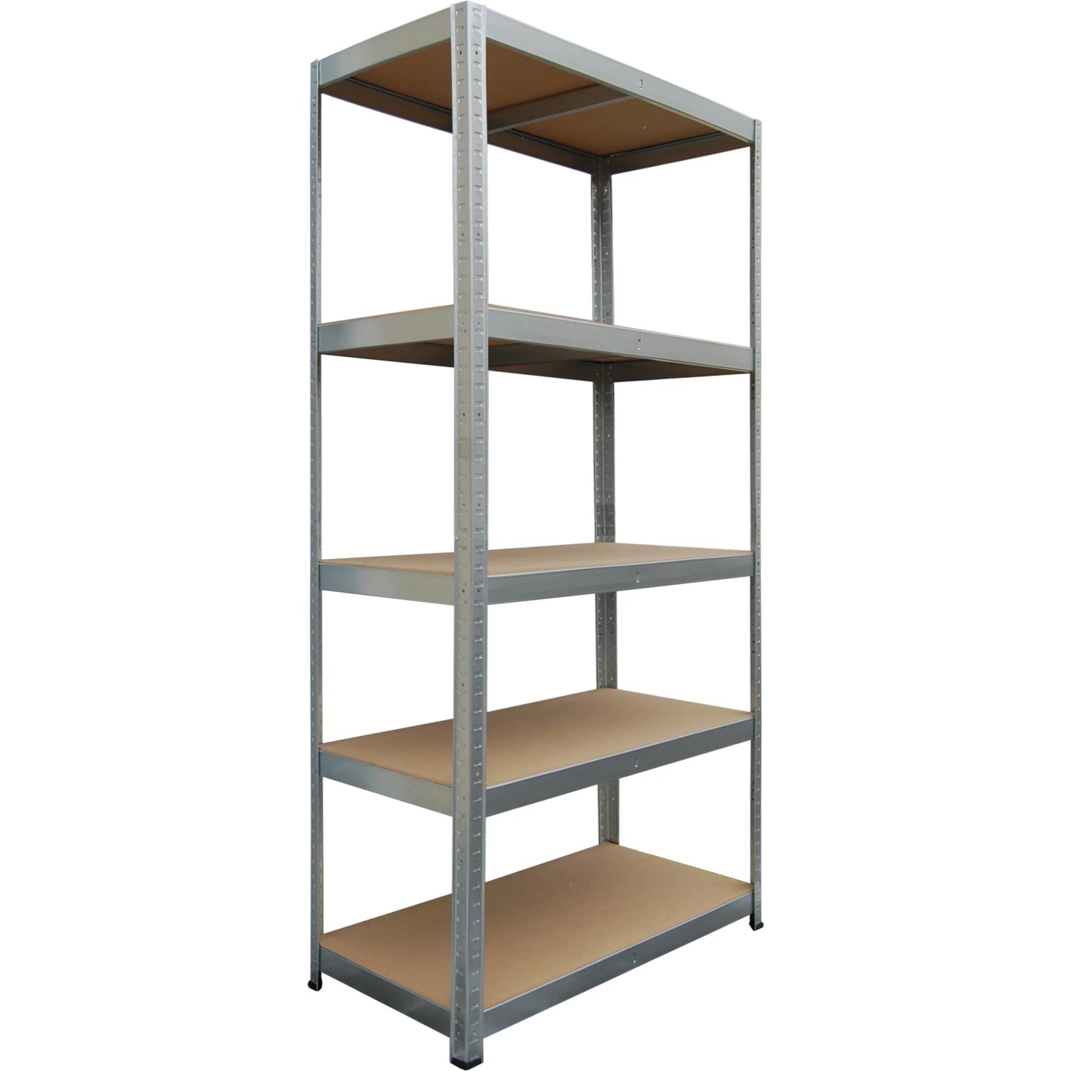 E-shop OBI Kovový policový regál vysokozáťažový 5 políc max. 875 kg, 180 x 90 x 40 cm