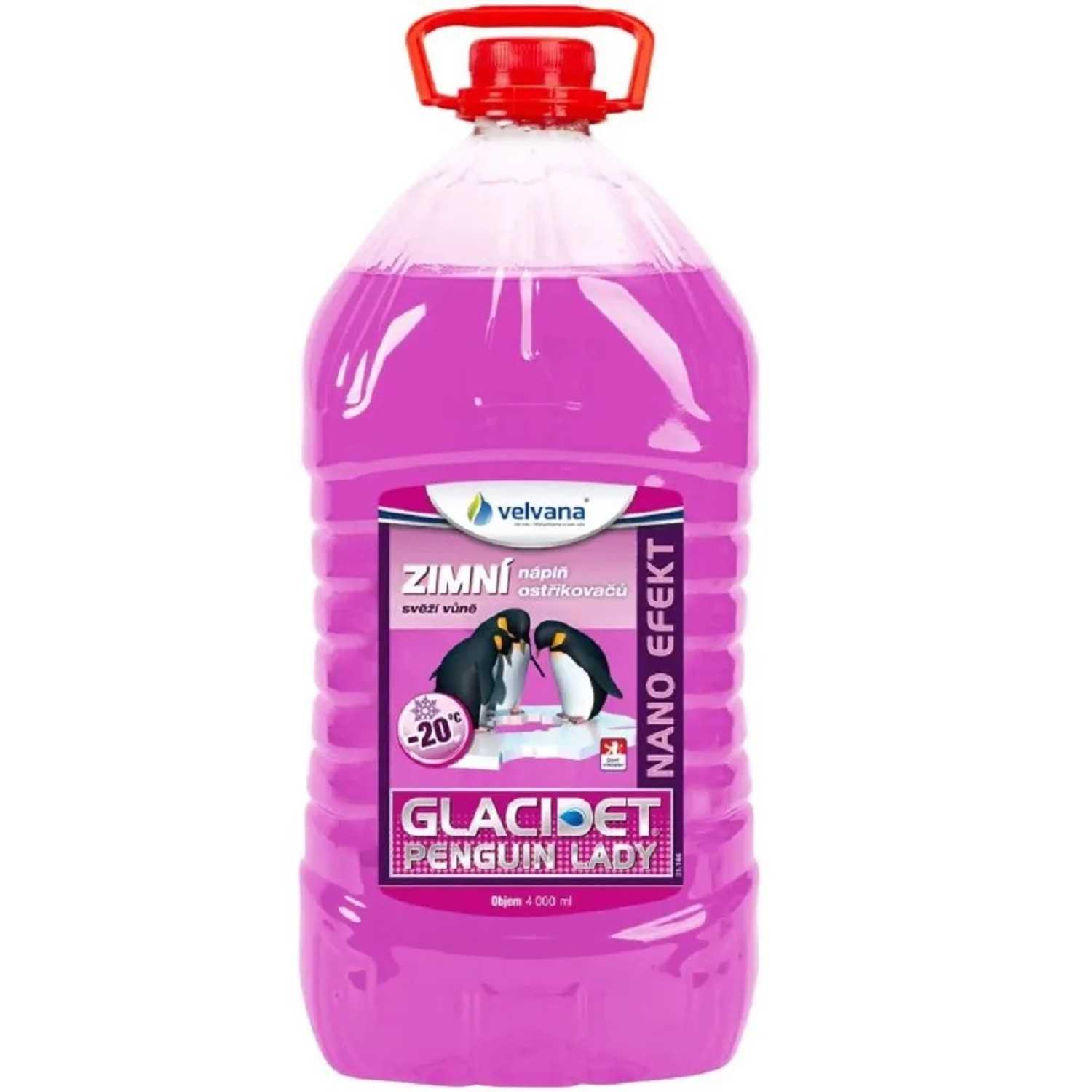 E-shop Velvana Zimná zmes do ostrekovačov Glacident Penguin Lady -20 °C, 4 l