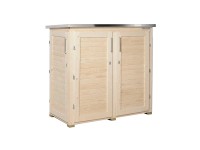 Weka Záhradná skriňa Garten Q Teras, prírodná, 161 x 170 x 85 cm Weka Záhradná skriňa Garten Q Teras, prírodná, 161 x 170 x 85 cm