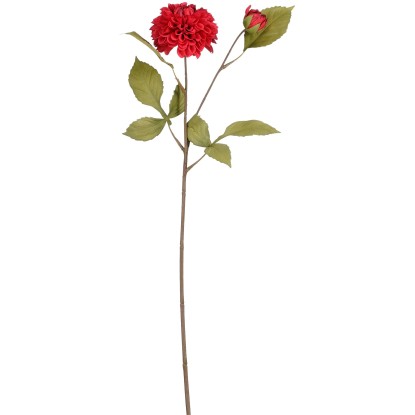 Mica Decorations Umelá kvetina - georgína červená 62 cm