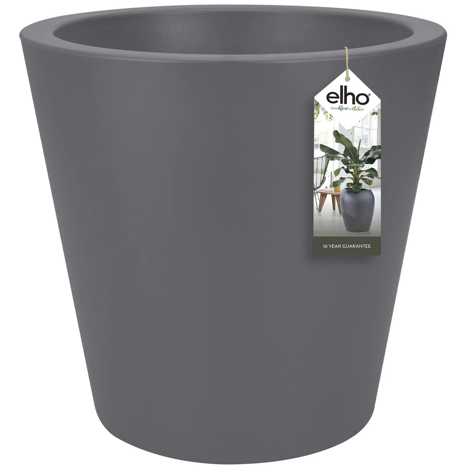 E-shop elho Kvetináč Pure Straight Round antracitový, pr. 50 x 51 cm