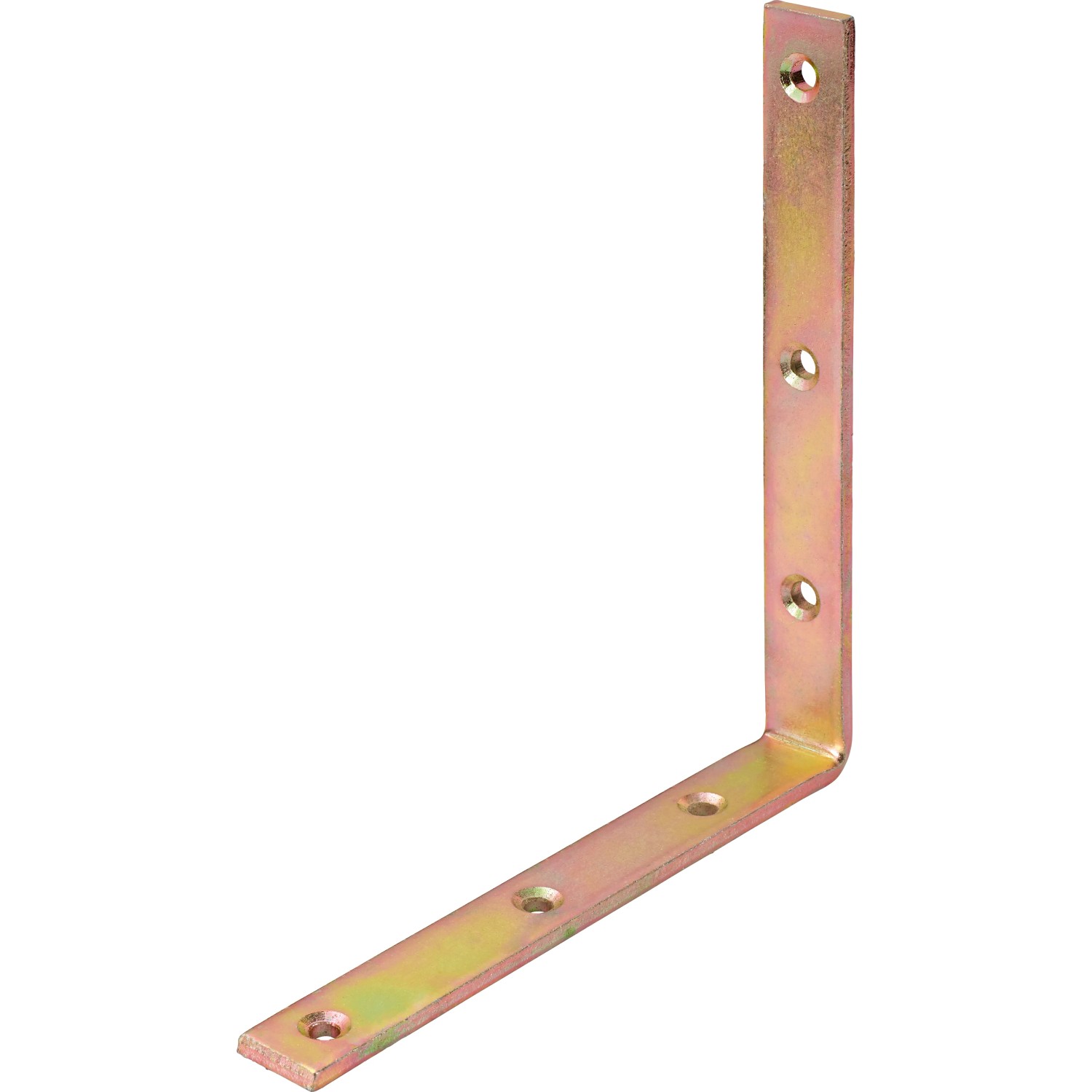 E-shop Konštrukčný uholník žlto pozinkovaný 160 mm x 160 mm x 20 mm
