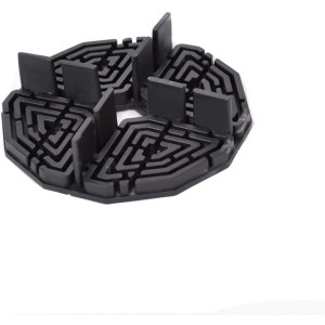 Čierna GS terasová podložka pod dlažbu, výška 10 mm, 32 kusov pre terasové dosky.