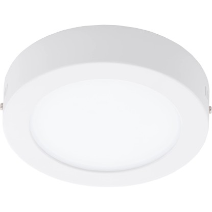 EGLO Vstavané LED svietidlo biele priemer 18 cm