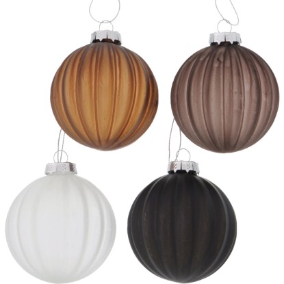 Boltze Home Vianočná guľa Bente v 4 prevedeniach