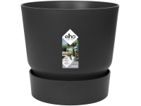 elho Kvetináč Greenville Round čierny, pr. 14 x 13 cm