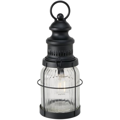 Boltze Lampáš Volta čierny pr. 12 x 32 cm