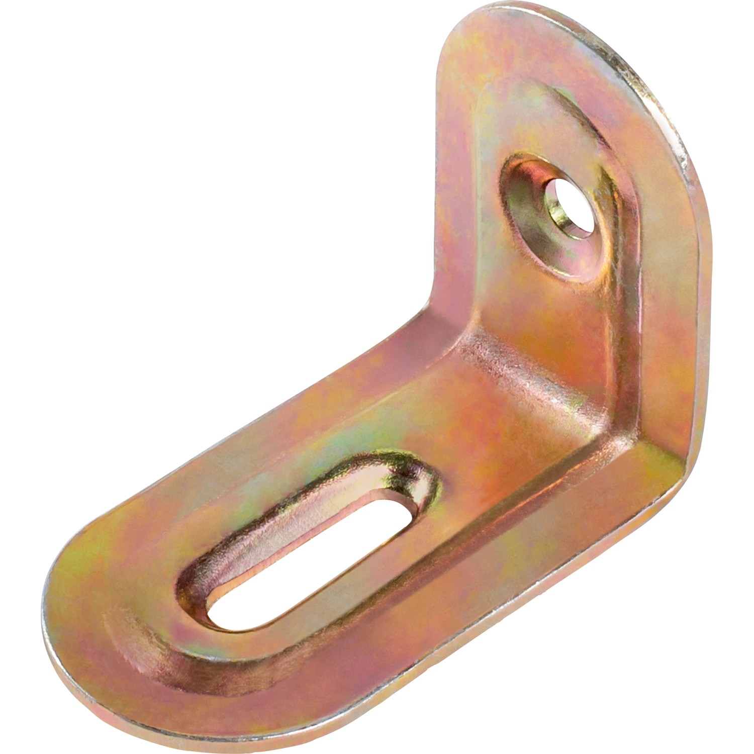 E-shop Nastaviteľný uholník žlto pozinkovaný 39 mm x 28 mm x 22 mm
