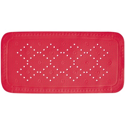 Spirella Podložka do vane Alaska 71 cm x 36 cm červená