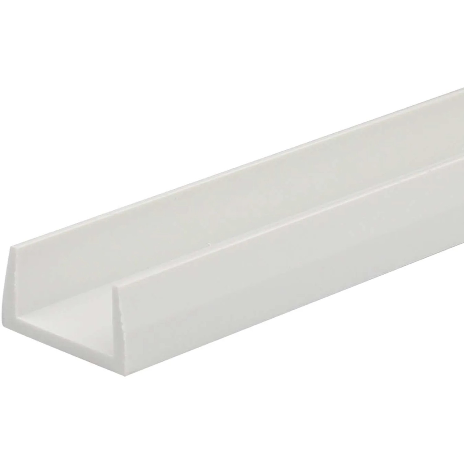 E-shop Arcansas U-Profil PVC biely matný 21 x 10 x 1000 mm