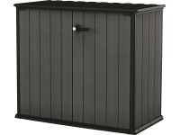 KETER Záhradná skriňa Cortina Bella, sivá, 140 x 73,6 x 120 cm