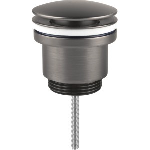 baliv Push Ventil PV-3470 Gun Metal pre umývadlo, výpustný ventil s push systémom.