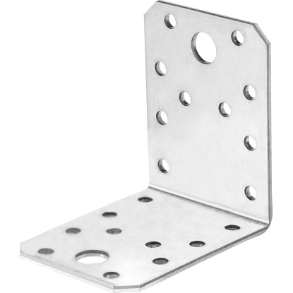 Spojovací uholník pozinkovaný 70 mm x 70 mm x 55 mm