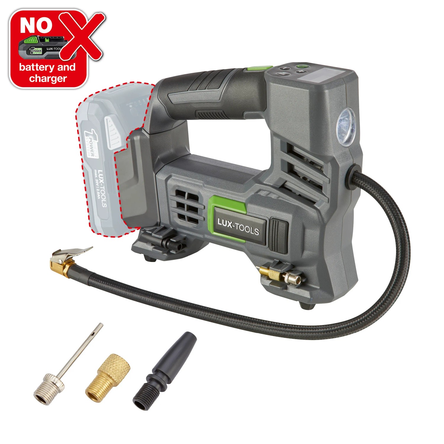 E-shop LUX-TOOLS 1 PowerSystem Aku kompresor A-LP-20 Solo