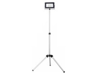 Pracovné LED svietidlo Flare na statíve 30 W strieborno-antracitové