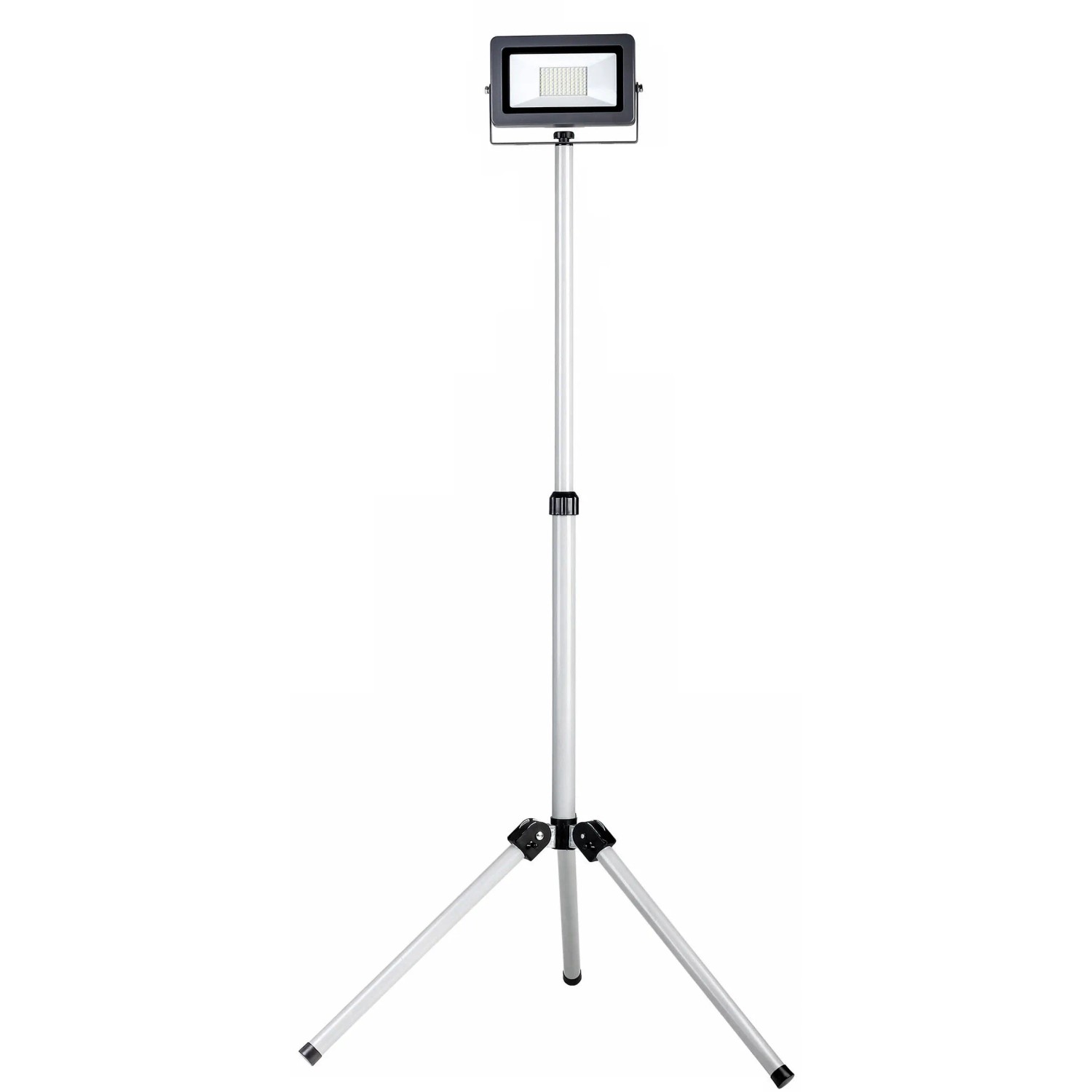 E-shop Pracovné LED svietidlo Flare na statíve 30 W strieborno-antracitové