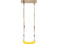 SwingKing Hojdačka so sedátkom, žltá, 43 x 17 cm