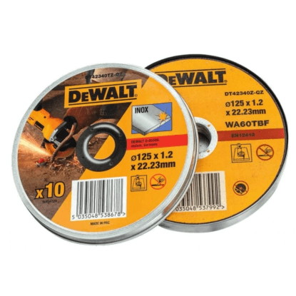 DeWALT Rezný kotúč v plechovke 125 x 1,2 mm, 10 ks