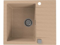 Alveus Granitový drez Cadit 10, béžová, 59 x 50 cm Alveus Granitový drez Cadit 10, béžová, 59 x 50 cm